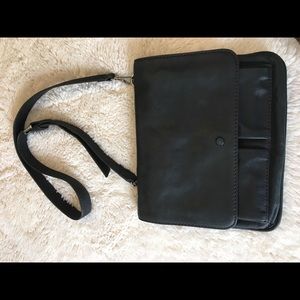 Fossil leather crossbody